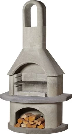 Buschbeck Alicante Betonnen Barbecue Grijs/Antraciet