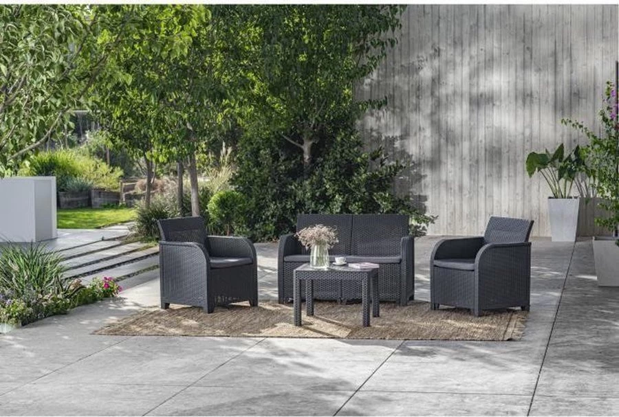 Keter Rosalie Lounge Set Antraciet - Afbeelding 2