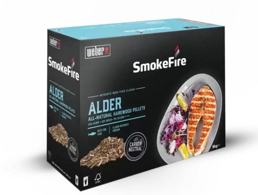 Weber Houtpellets Alder FSC Mix 8 Kg
