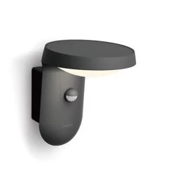 Philips Tyla Outdoor Wandlicht + Sensor Antraciet