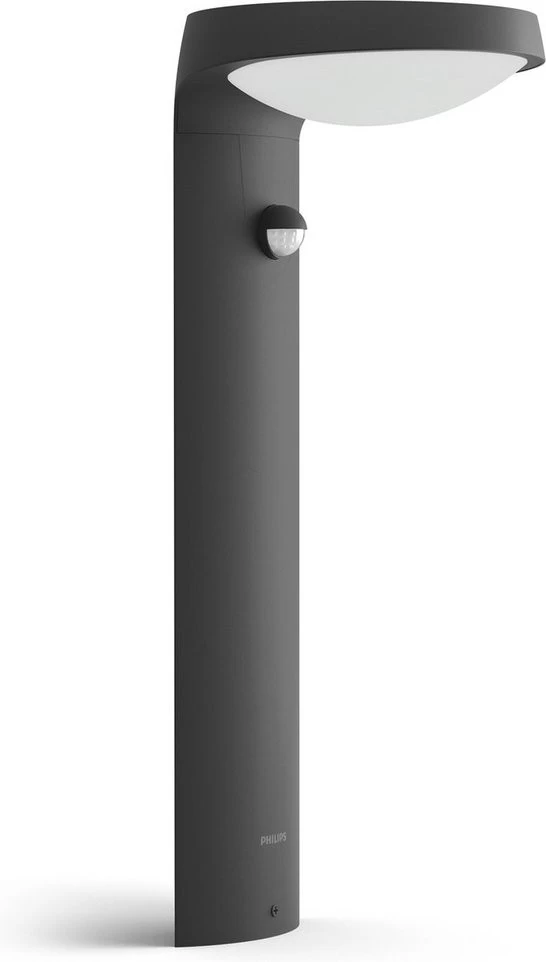 Philips Tyla Outdoor Tuinpaal + Sensor Antraciet