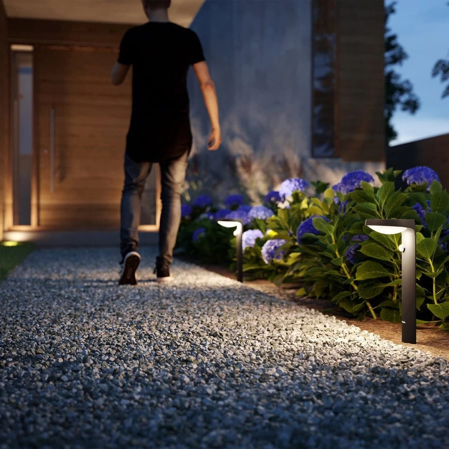 Philips Tyla Outdoor Tuinpaal + Sensor Antraciet - Afbeelding 3