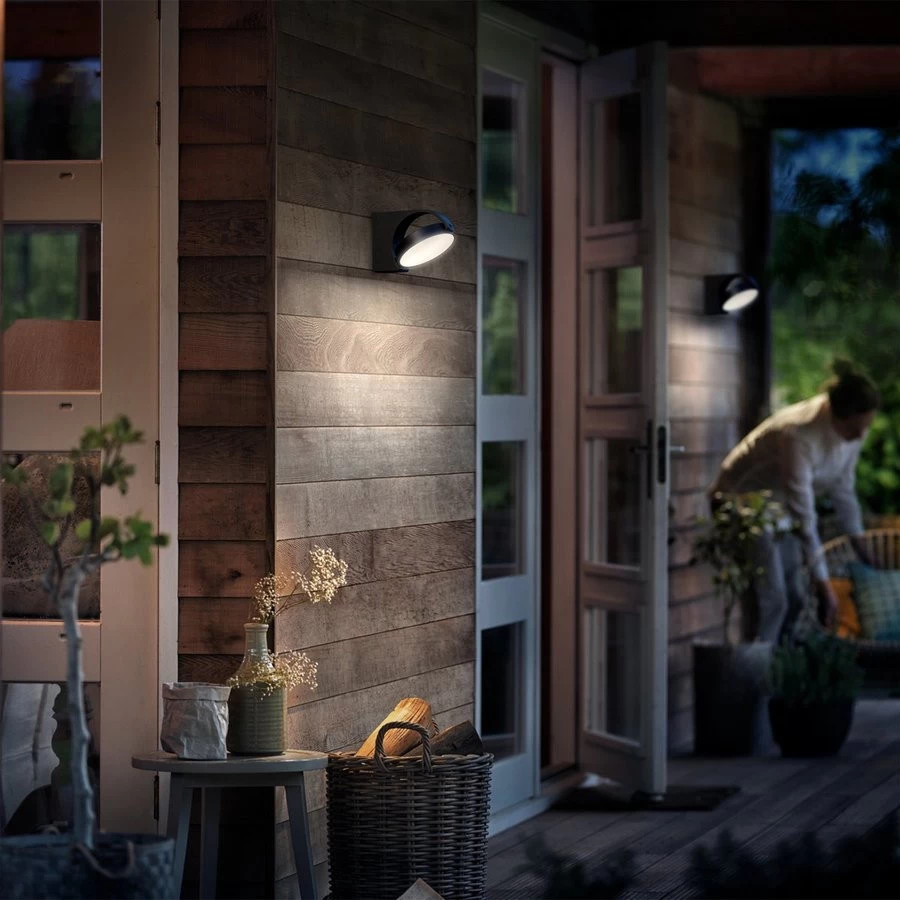 Philips Mimosa Outdoor Wandlamp Antraciet - Afbeelding 3
