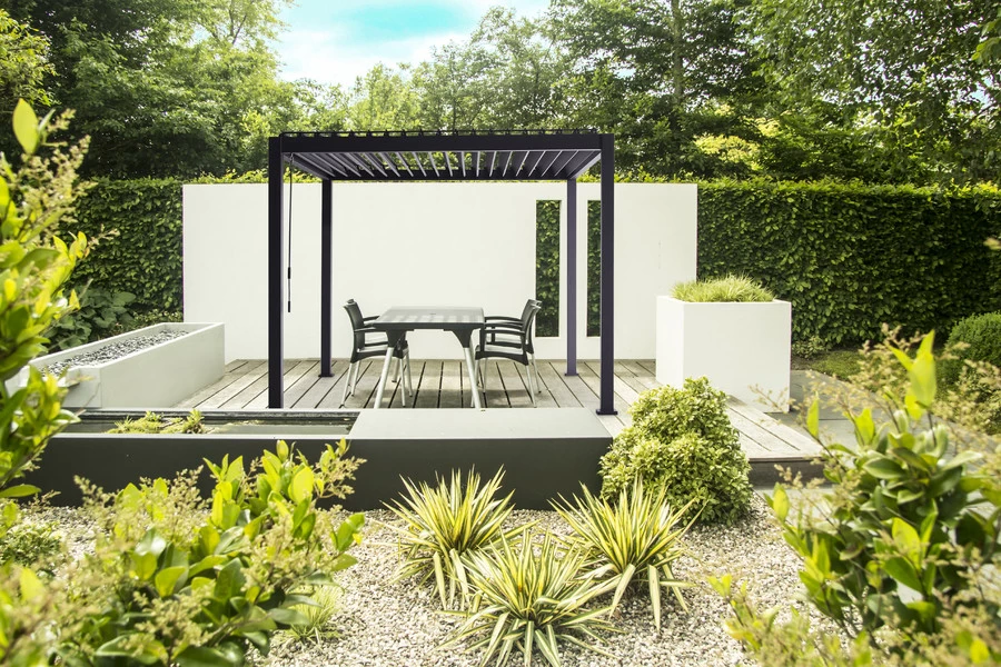 Sorara Mirador Basic Pergola 3x3 M Antraciet Frame - Afbeelding 5