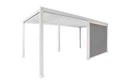 Sorara Mirador Pull Down Screen Voor Pergola 3 M Wit