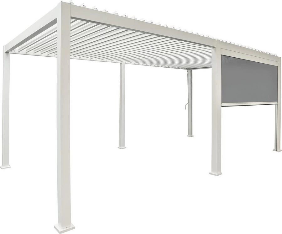 Sorara Mirador Pull Down Screen Voor Pergola 3,6 M Wit - Afbeelding 2