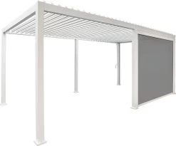 Sorara Mirador Pull Down Screen Voor Pergola 3,6 M Wit