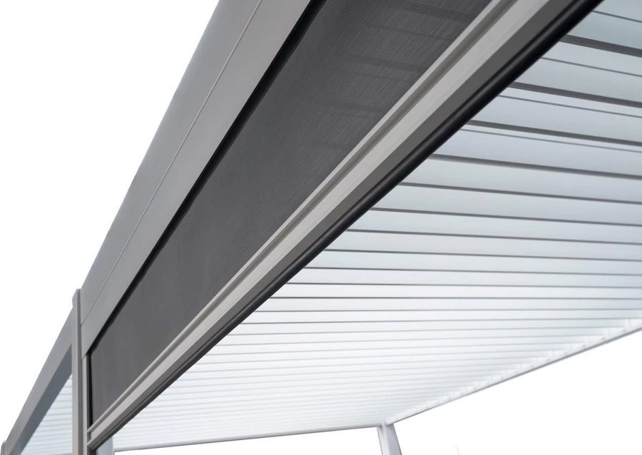 Sorara Mirador Pull Down Screen Voor Pergola 4 M Wit - Afbeelding 6