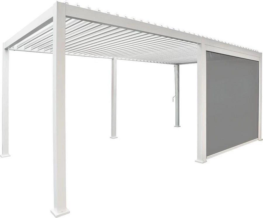 Sorara Mirador Pull Down Screen Voor Pergola 4 M Wit