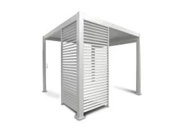 Sorara Mirador Louver Wall Voor Pergola 1,2x2,4 M Wit