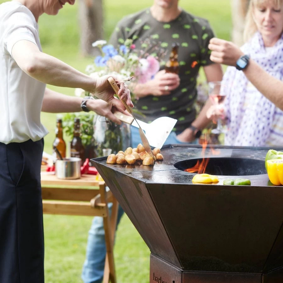 Barbecook Nestor Original Houtbarbecue Cortenstaal - Afbeelding 3