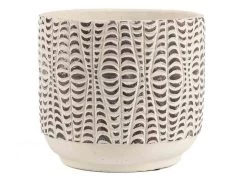 Bloempot Cement Bruin D 13 X H 13 Cm