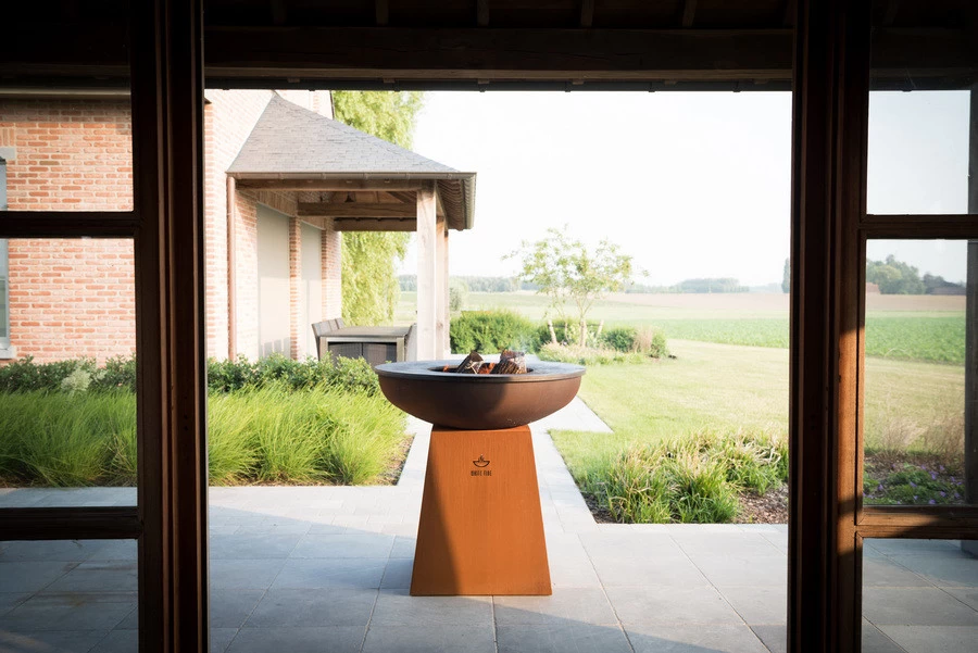 White Fire Barbecue Vuurschaal 102cm Cortenstaal - Afbeelding 3