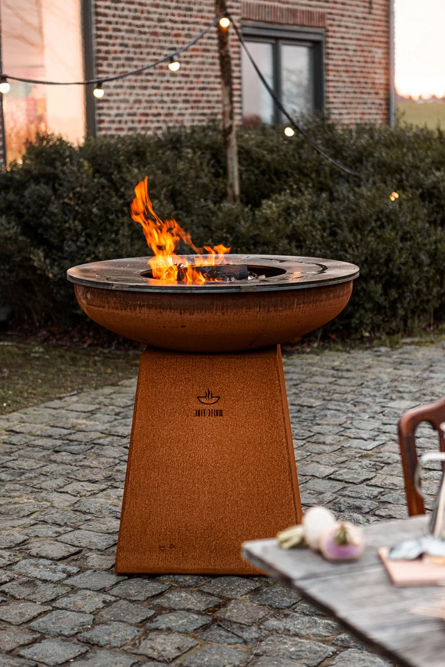 White Fire Barbecue Vuurschaal 102cm Cortenstaal - Afbeelding 5