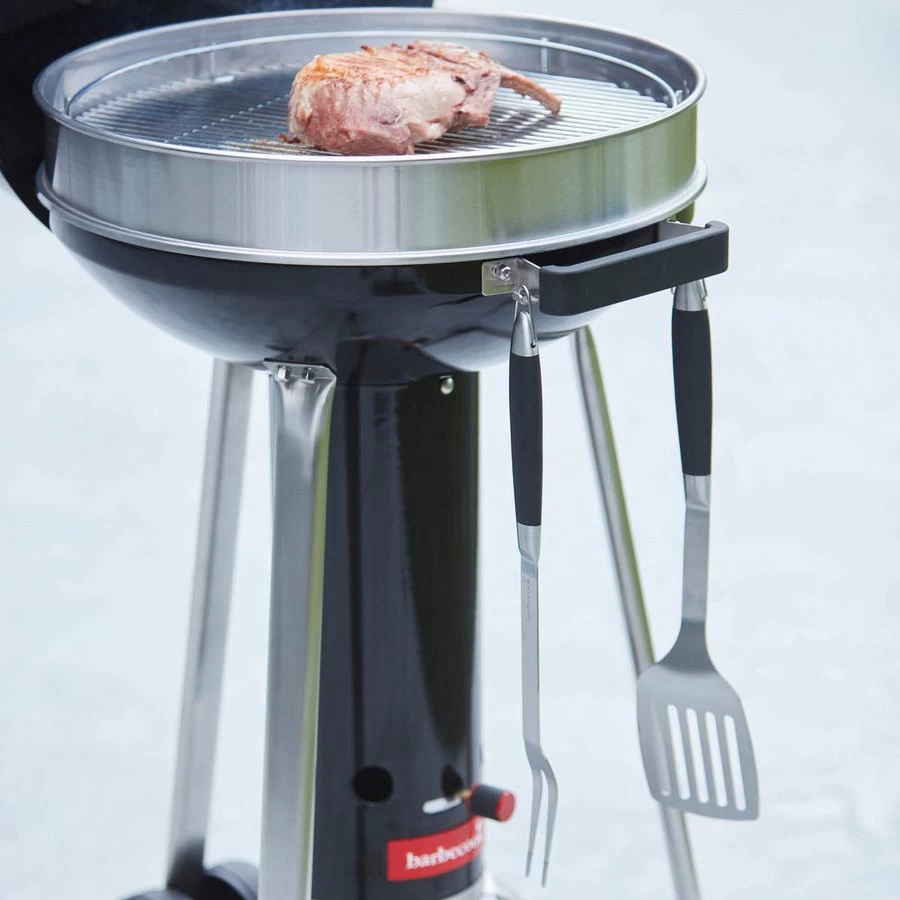 Barbecook Accessoireset Black Pepper BbqSpatel, Tang En Vork In RVS - Afbeelding 2