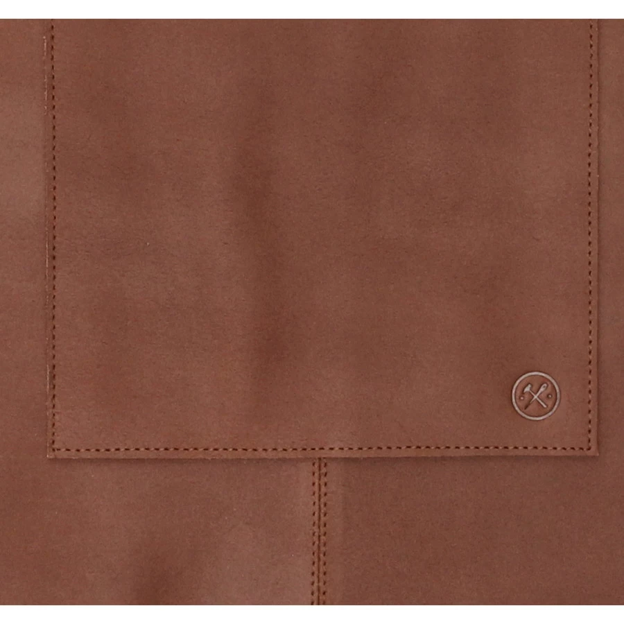 Hide & Stitches Barbecueschort Cognac Leder - Afbeelding 3