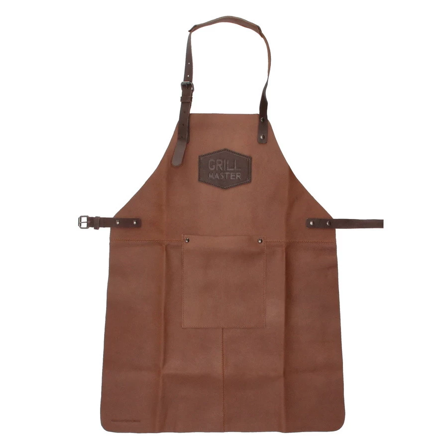 Hide & Stitches Barbecueschort Kinderen Cognac - Leder - Afbeelding 2