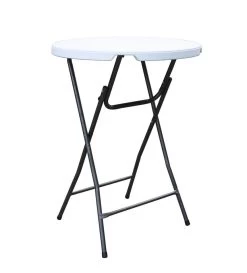 Partytafel Diameter 80 Cm Plooitafel 110 Cm Hoog