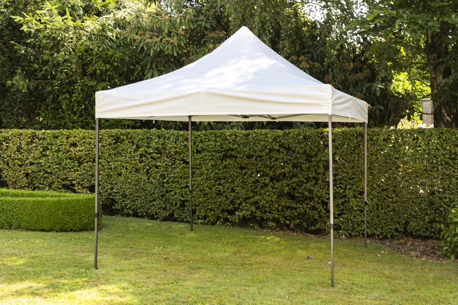 Partytent 3x3m New Beige Opvouwbaar 420D Oxford Coated PVC