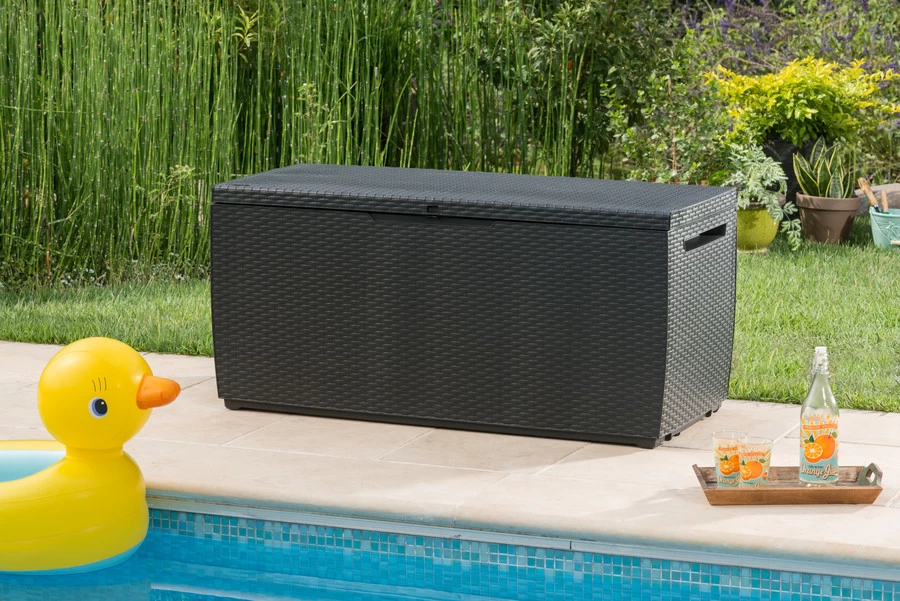 Keter Kussenbox Capri Rattan Style 302L 123x53x57cm - Afbeelding 2