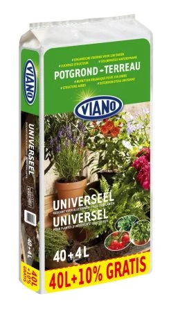 VIANO Universele Potgrond 40 L + 4 L Gratis