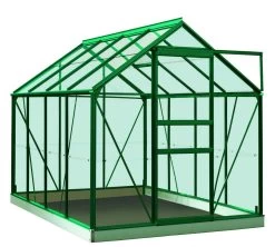 Serre Intro Grow - Ivy - 5.0m2 Groen Ral6009 - Veiligheidsglas 3mm