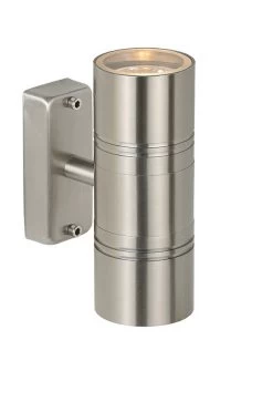 Lucide Arne Wandlamp Buiten Mat Chroom 2x5w GU10