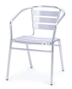 Aluminium Bistrostoel Stapelbaar
