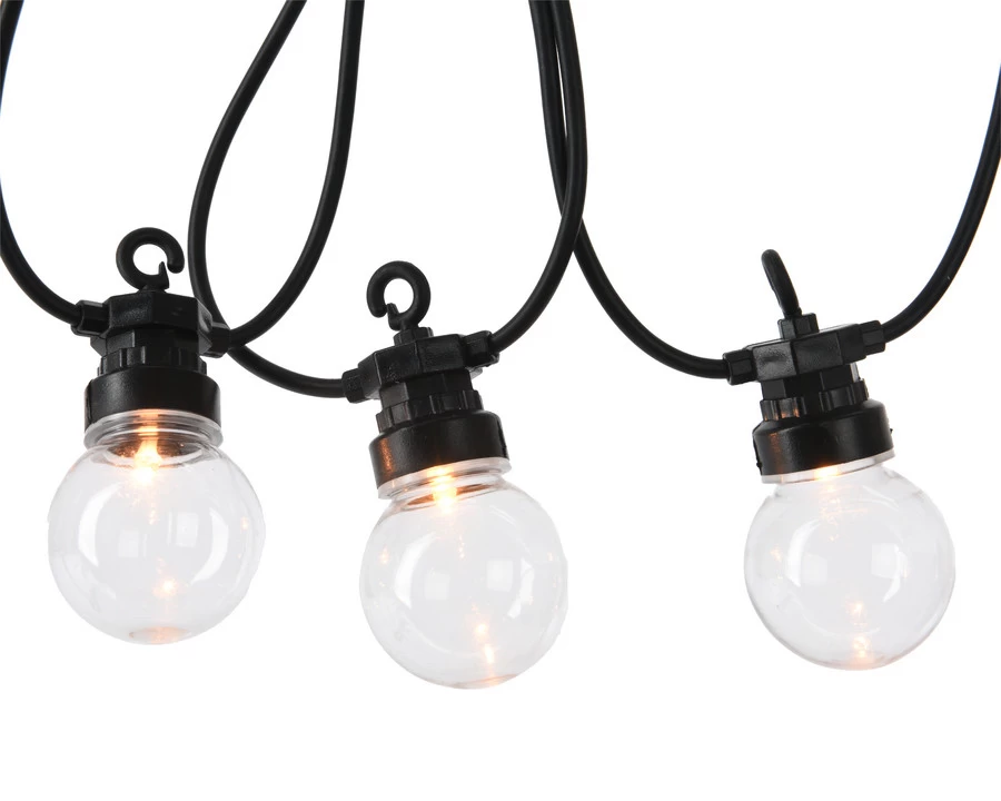 Lumineo Partylight Globe Twinkle Outdoor 9.5m - 20Lamp - WarmWit - Uitbreiding