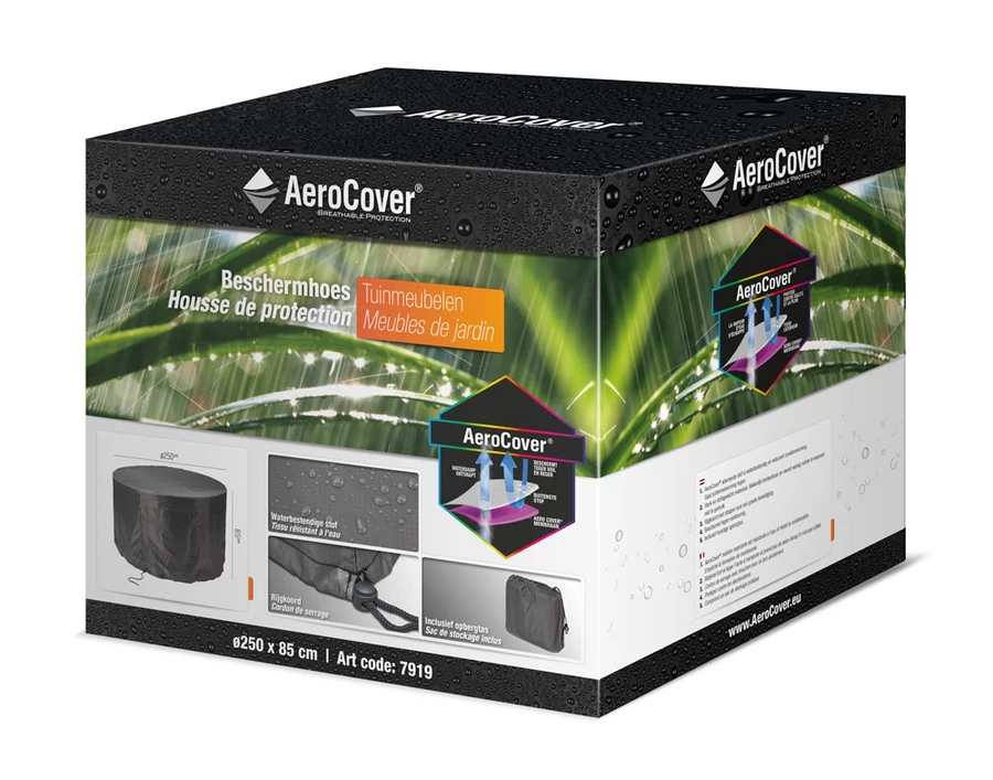 Platinum Aerocover Afdekhoes Voor Ronde Tuinset Diameter 250cm - Ademende Stof - Afbeelding 2