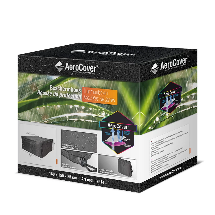 Platinum Aerocover Afdekhoes Voor Tuinset 160x150x85cm - Ademende Stof - Afbeelding 2