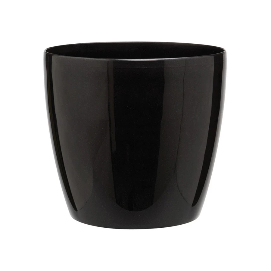 Elho Brussels Diamond Bloempot Rond 16 Cm Metallic Zwart