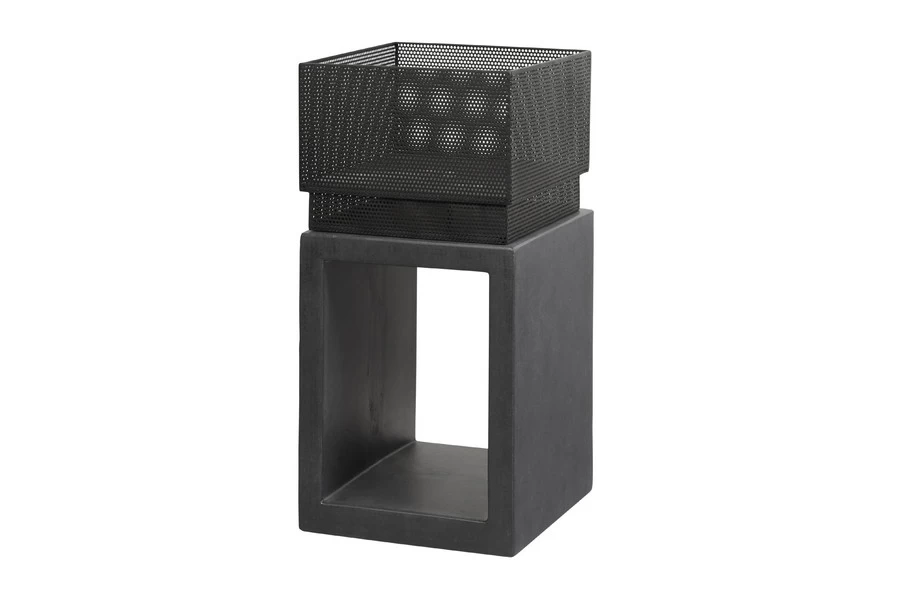 Elite Vuurschaal Op Clayfibre Sokkel 35x35x46CM - Sokkel 35x35x46cm