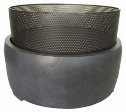 Elite Vuurschaal Op Clayfibre Sokkel Diam.49X17cm - Sokkel Diam.50x24cm