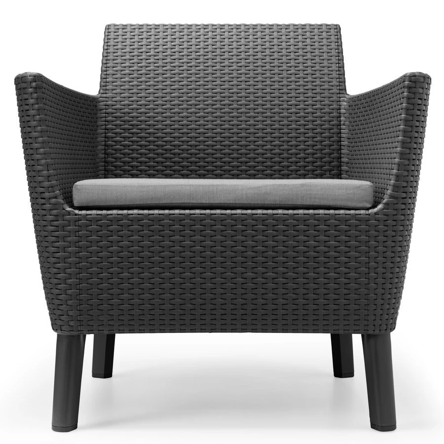 Keter Loungeset Salemo Graphite Met Opbergtafel - Afbeelding 11
