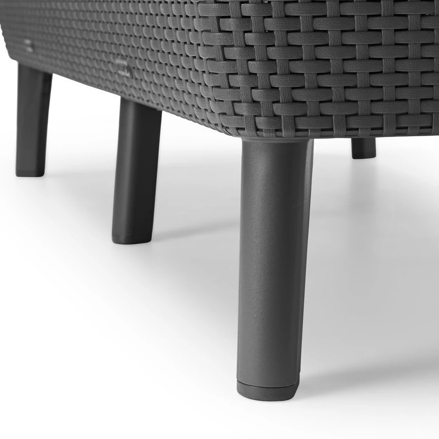 Keter Loungeset Salemo Graphite Met Opbergtafel - Afbeelding 13