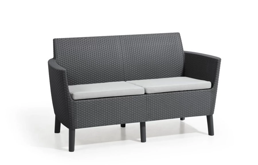 Keter Loungeset Salemo Graphite Met Opbergtafel - Afbeelding 5