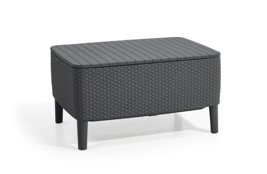 Keter Loungeset Salemo Graphite Met Opbergtafel - Afbeelding 7