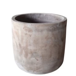 Bloempot Mterra Antiek Bruin Diam. X Hoogte 31x30cm