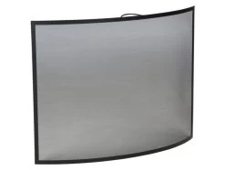 PRACTO Haardscherm Magnum Zwart 95x70cm