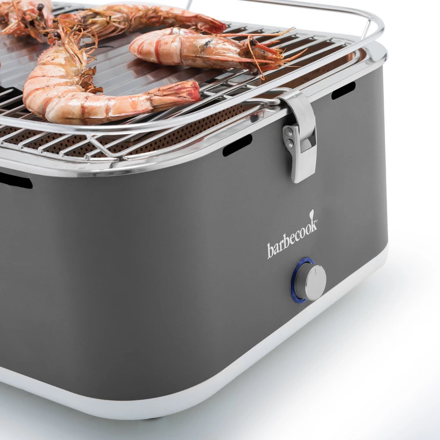Barbecook Carlo Urban Grey Houtskoolbarbecue - Afbeelding 4