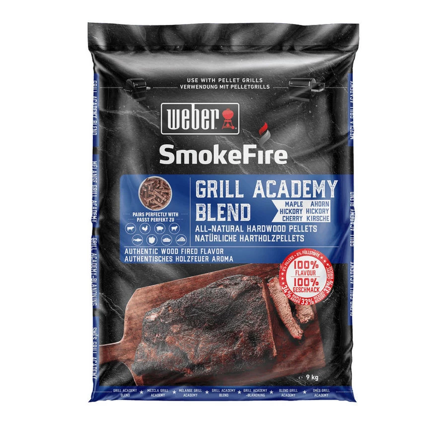 Weber Houtpellets Grill Academy Blend 9kg - Geschikt Voor Pellet Barbecues