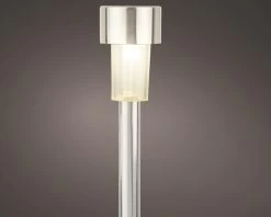 Tuinverlichting LED Solar RVS Warm Wit 36 Cm