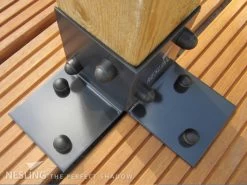 Nesling Vloerelement Pergola Kit 2 StuksMet Schroeven