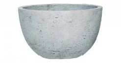 Bloempot Cement Rond Grijs Diam. 25 X H. 21cm