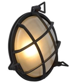 Lucide Dudley Wandlamp Zwart IP65 Buitenverlichting - E27 Socket