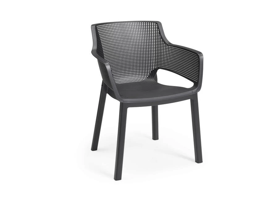 Keter Elisa Tuinstoel Mesh Graphite