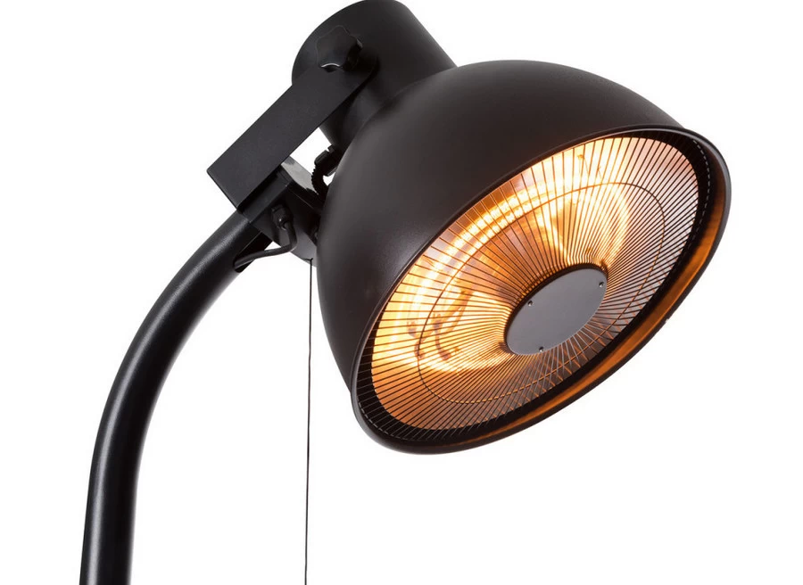 Perel PHS2000-R Terrasverwarmer Zwart Elektrisch - 800-1200-2000W - Afbeelding 2