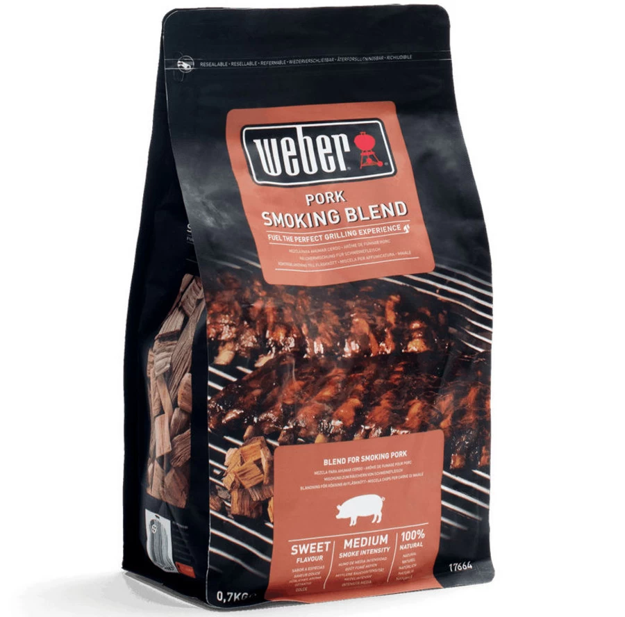 Weber Houtsnippers Pork Wood Chips Blend - Afbeelding 2