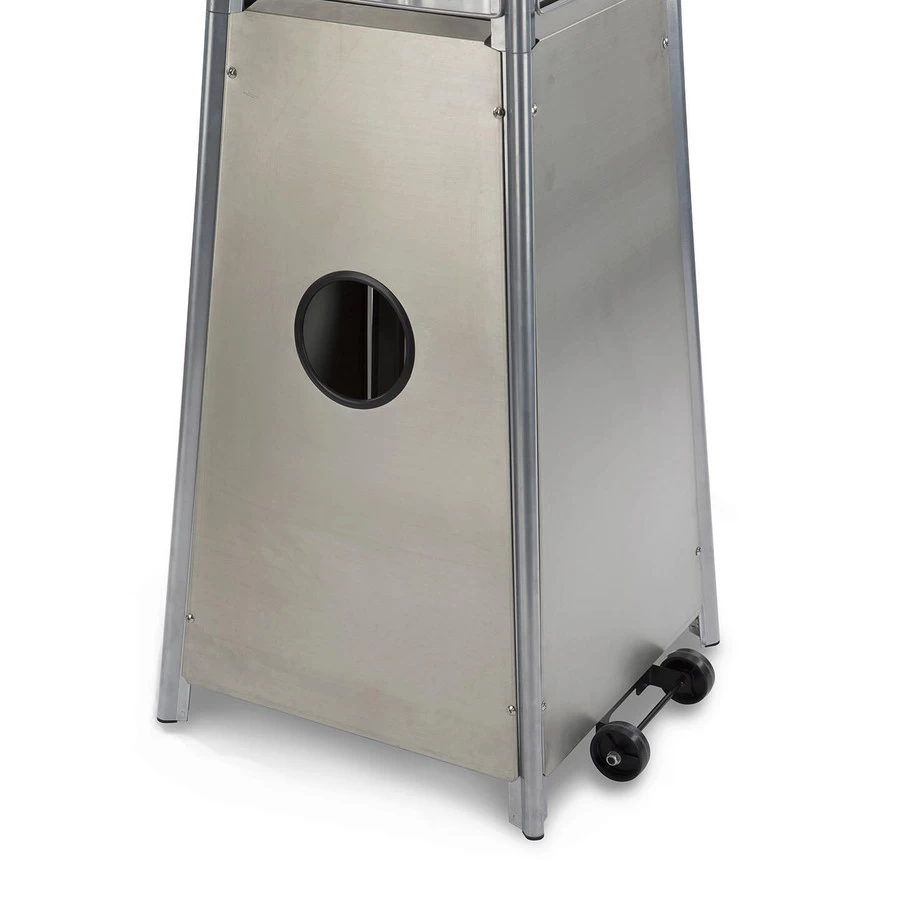 Practo Garden Terrasverwarmer Pyramid Inox Model Op Gas - Afbeelding 2